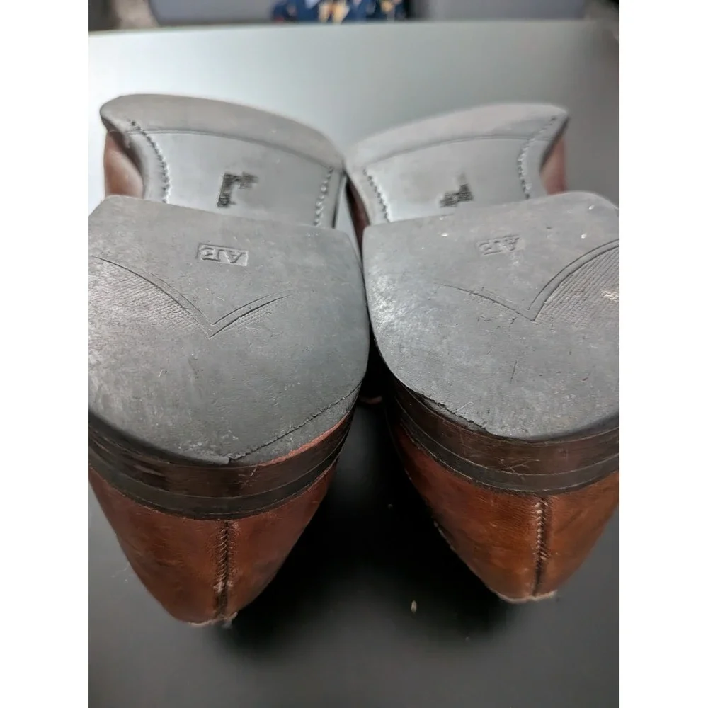 Allen Edmonds Montgomery Leather Dress Shoes Men's Walnut Brown‎ Lace Up Size 10